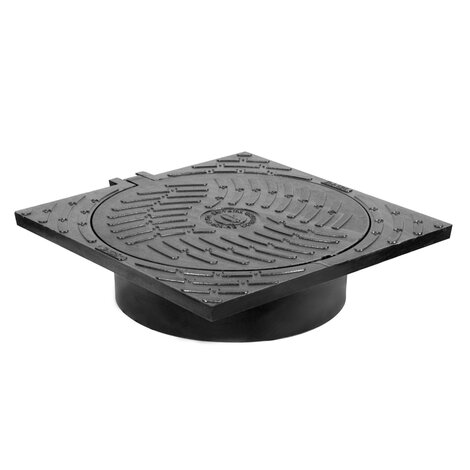 Cast iron cover end