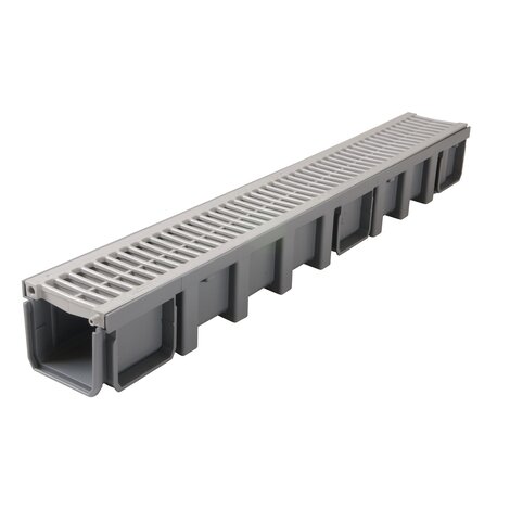 Low channel with PVC grid - A15 - L100 int/130 ext Connecto Low channel with PVC grid - A15 - L100 int/130 ext Connecto