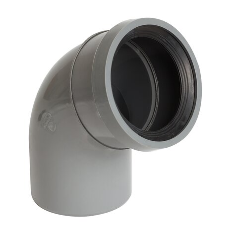 SIMPLE ELBOW WITH JOINT 67"30 D.125 SIMPLE ELBOW WITH JOINT 67"30 D.125