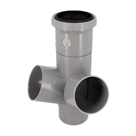 Double angled breeching and spigot with incorporated expansion joint at 67Β°30 Male/Female Double angled breeching and spigot with incorporated expansion joint at 67Β°30 Male/Female