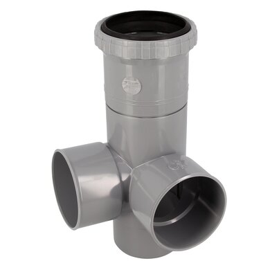 Double angle boot and spigot with incorporated 87Β°30 Male/Female expansion joint