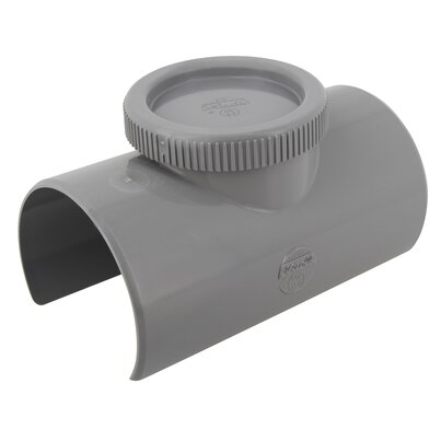 90Β° repair saddle with inspection plug