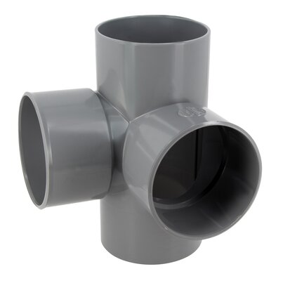 87'30Β° elbow with female/female side cap