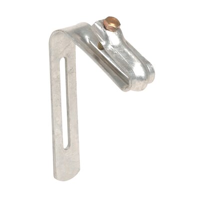 Galvanised bracket for invisible gutter hooks for gutters