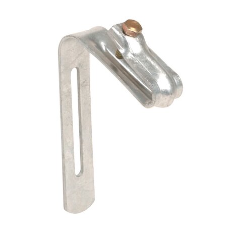 Galvanised bracket for invisible gutter hooks for gutters Galvanised bracket for invisible gutter hooks for gutters