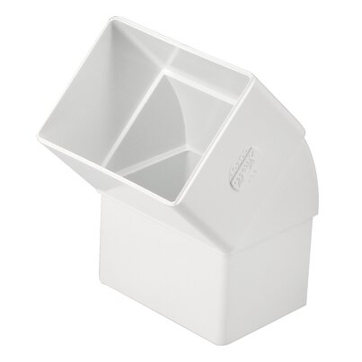 Elbow for rectangular downpipe