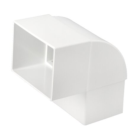Elbow for rectangular downpipe