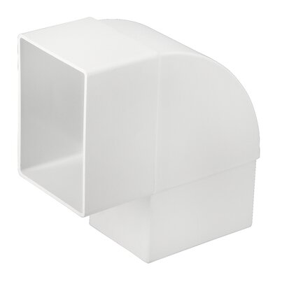 Orientation change elbow for rectangular drop tube