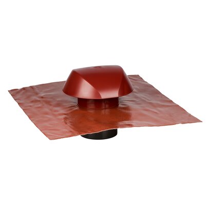 Ventilation cap with flat roof plate Atemax