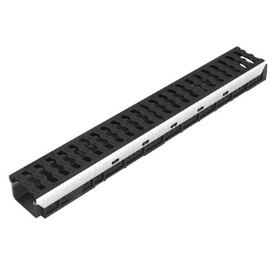 Channel with cast iron grid - D400 - L100 int Kenadrain