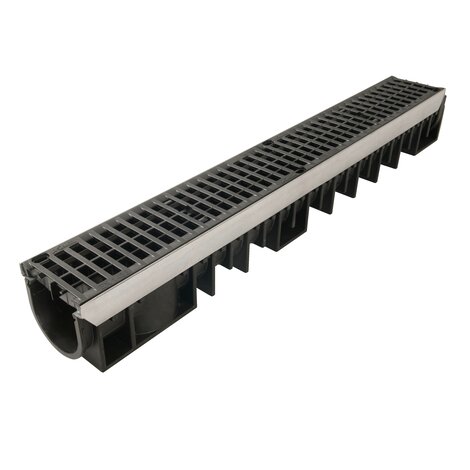 Channel with composite grating - B125 - L100 int Kenadrain Channel with composite grating - B125 - L100 int Kenadrain