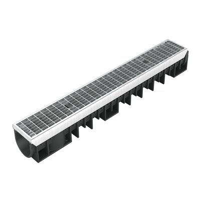 Channel with steel grid - C250 - L100 int Kenadrain