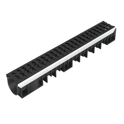 Channel with cast iron grid - C250 - L100 int Kenadrain