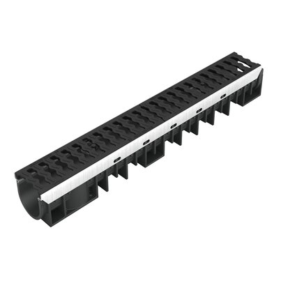 Channel with cast iron grid - D400 - L100 int Kenadrain