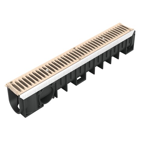 Channel with PVC grid - B125 - L100 int Kenadrain Channel with PVC grid - B125 - L100 int Kenadrain