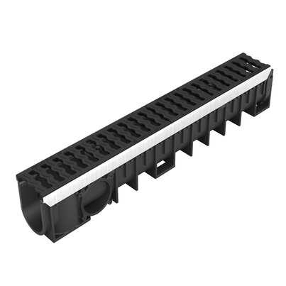 Channel with cast iron grid - C250 - L100 int Kenadrain