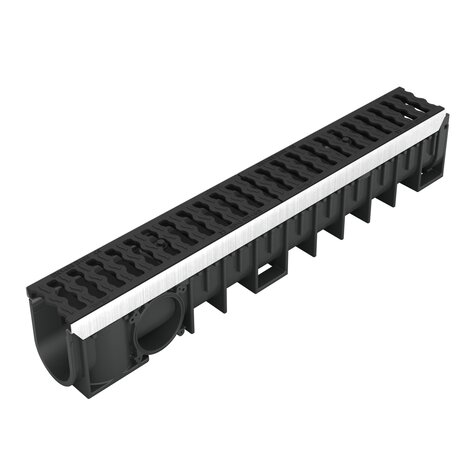 Channel with cast iron grid - C250 - L100 int Kenadrain Channel with cast iron grid - C250 - L100 int Kenadrain