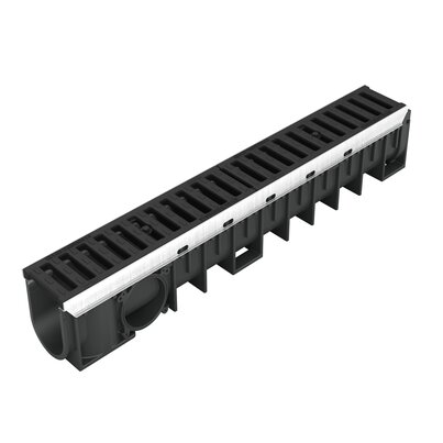 Channel with cast iron grid - E600 - L100 int Kenadrain