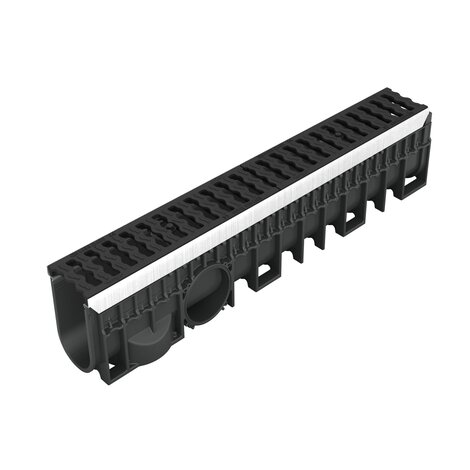 Channel with cast iron grid - C250 - L100 int Kenadrain