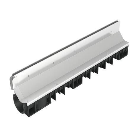 Channel with stainless steel slot grating - C250 - L100 int Kenadrain Channel with stainless steel slot grating - C250 - L100 int Kenadrain