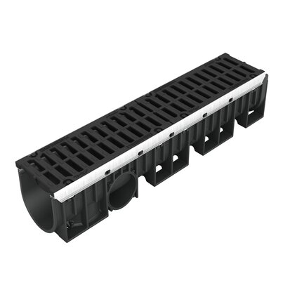 Channel with cast iron grid - E600 - L100 int Kenadrain