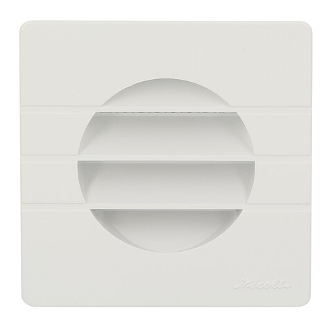 EXTERNAL GRILLE F/TUBE D.80 MOUS.BLANC