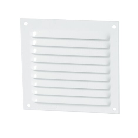 LOUVERED GRILLE ALU WHITE MOUS.10X10 LOUVERED GRILLE ALU WHITE MOUS.10X10