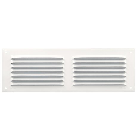 LOUVERED GRILLE WHITE ALU MOUS.10X30 LOUVERED GRILLE WHITE ALU MOUS.10X30