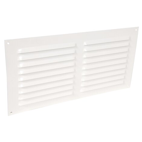 LOUVERED GRILLE WHITE ALU MOUS.15X30 LOUVERED GRILLE WHITE ALU MOUS.15X30
