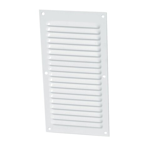 LOUVERED LOUVERED GRILLE WHITE ALU MOUS.20X10 LOUVERED LOUVERED GRILLE WHITE ALU MOUS.20X10