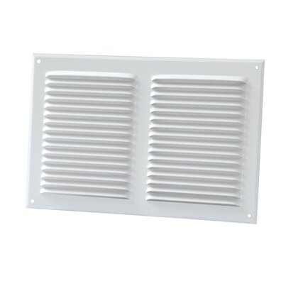 LOUVERED GRILLE WHITE ALU MOUS.20X30