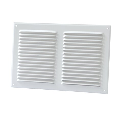 LOUVERED GRILLE WHITE ALU MOUS.20X30 LOUVERED GRILLE WHITE ALU MOUS.20X30