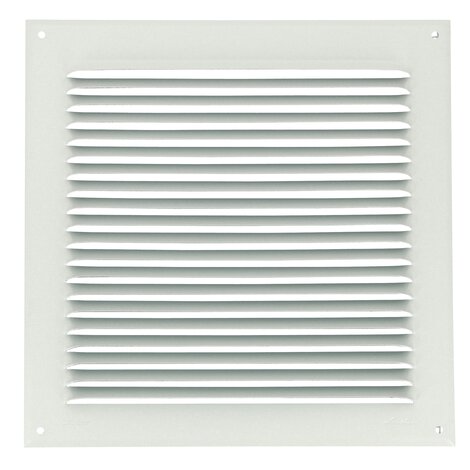 LOUVERED LOUVERED GRILLE WHITE ALU MOUS.25X25 LOUVERED LOUVERED GRILLE WHITE ALU MOUS.25X25