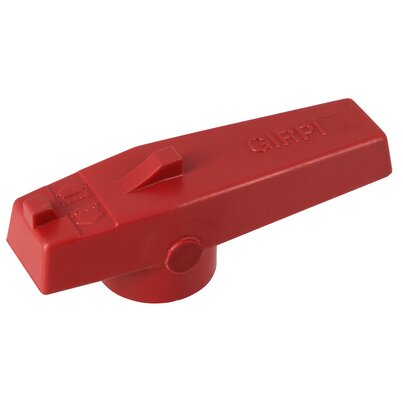 HTA VALVE HANDLE RED/PVC-U K62 D50