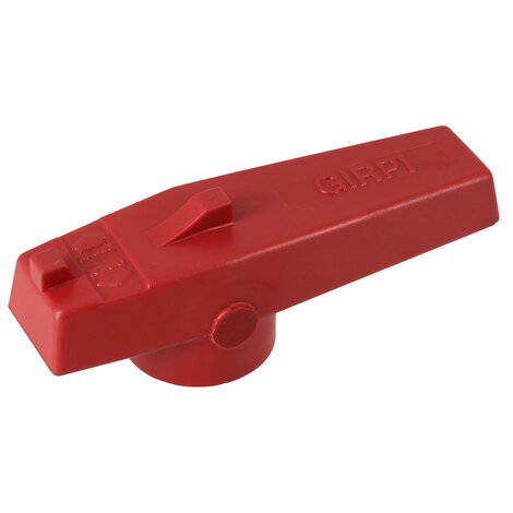 HTA VALVE HANDLE RED/PVC-U K62 D50