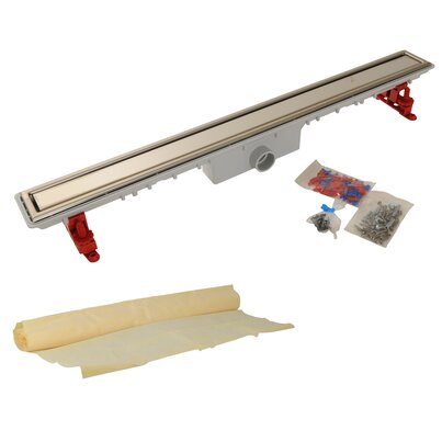 DRAIN CHANNEL 890MM REVERSIBLE GRID + NICOLL MAT