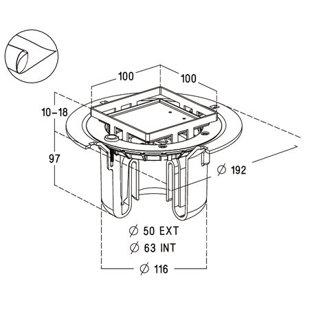 DRAIN TRAP FOR TILING + NICOLL MAT