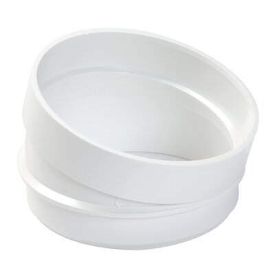 Σπάσιμο γωνίας σε 15° PVC λευκό NICOLL