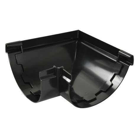 "EXTERNAL ANGLE AT 90"" GUTTER 29 BLACK"