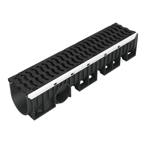 1m channel width 150 hd depth 2 grating class D400 cast iron