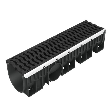 1m channel width 200 hd depth 2 grating class D400 cast iron