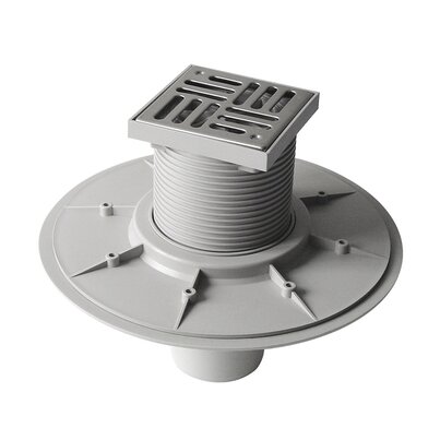 Dry floor trap with vertical outlet (Body PVC)