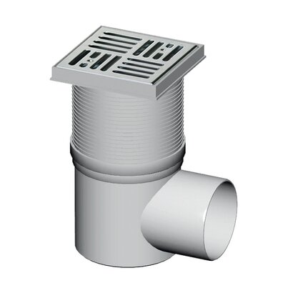 PP High capacity floor drain 1 outlet, high version