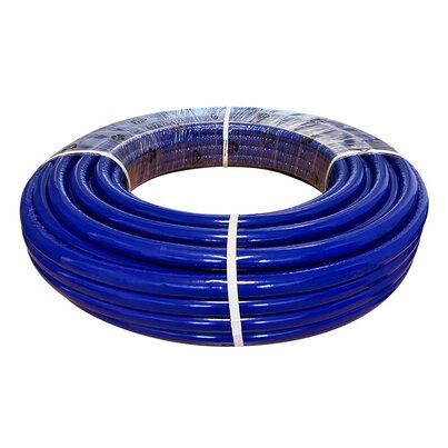 Blue Insulated Multilayer PE‑RT II Pipe in Coils  Toroidal Packaging
