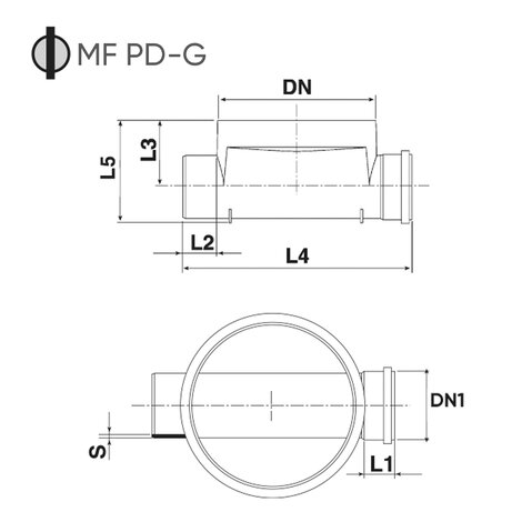 Access junction basis M/F 400x160