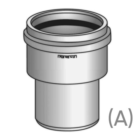PVC-PP adaptors / invert reducer