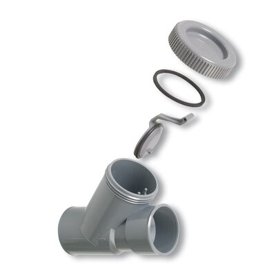 PVC non-return valve, solvent welding version F/F