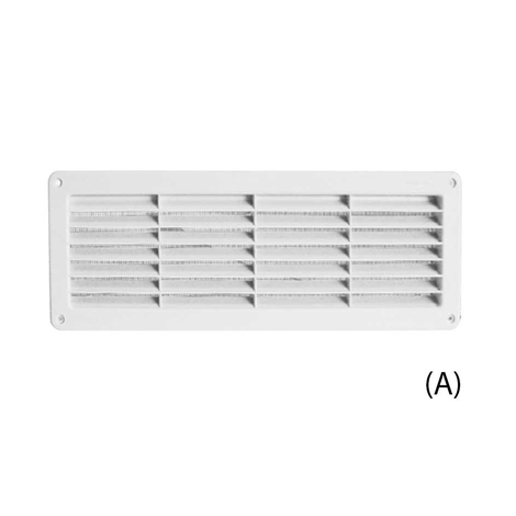 Rectangular built-in vents