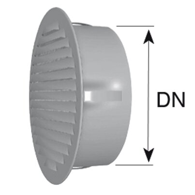 Round built-in grill with mosquito net (Aluminium)