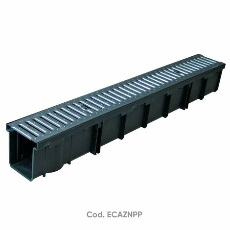 130x1000 PP Channel H130 with C section grill
